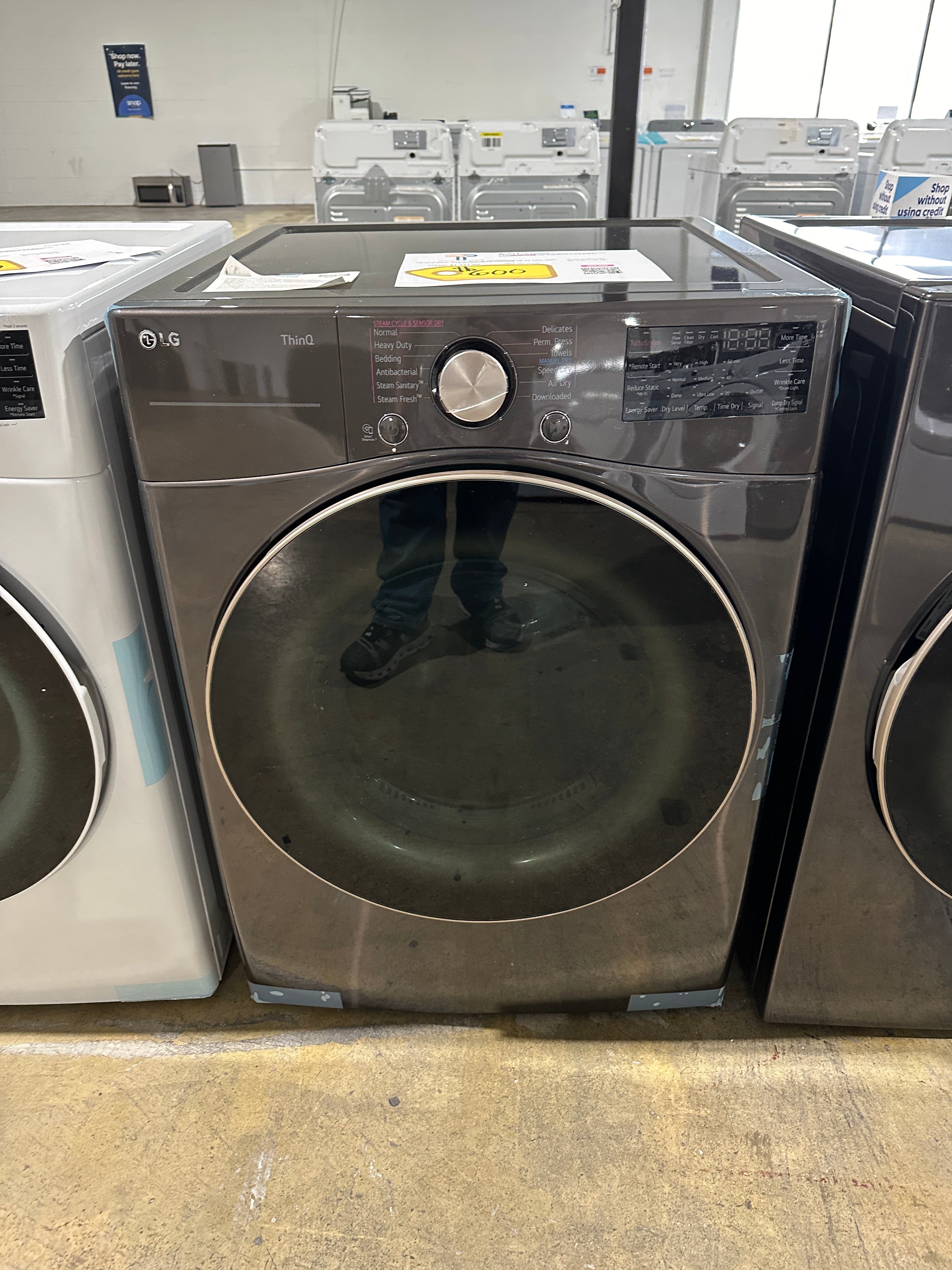 NEW LG STACKABLE ELECTRIC DRYER MODEL: DLEX4000B DRY12123S – Thrive ...