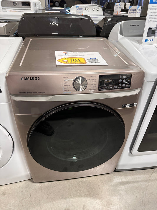 MAJORLY DISCOUNTED CHAMPAGNE SAMSUNG ELECTRIC DRYER - DRY12293 DVE45B6300C