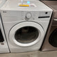 LG - 7.4 Cu. Ft. Stackable Electric Dryer with FlowSense - White  Model:DLE3400W  DRY12385