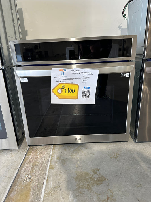 BRAND NEW BEAUTIFUL WALL OVEN with STEAM SOUS VIDE MODEL: WSEP4727F WOV11177S