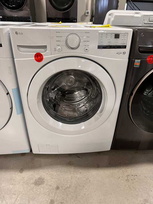 NEW FRONT-LOAD LG WASHER with 6MOTION TECHNOLOGY MODEL: WM3400CW  WAS13212