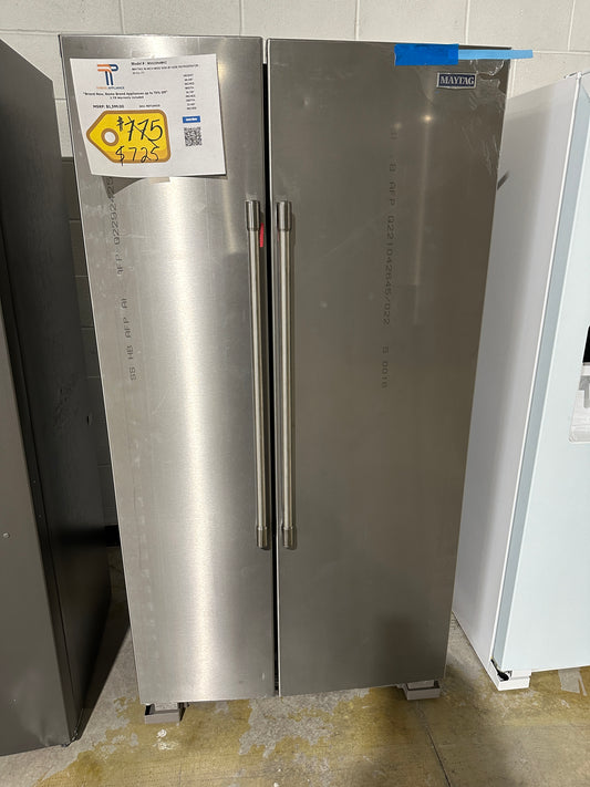 ON SALE BRAND NEW MAYTAG SIDE BY SIDE REFRIGERATOR MODEL: MSS25N4MKZ REF12431S