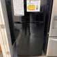 NEW LG - 20.2 Cu. Ft. Top-Freezer Refrigerator - Black  MODEL: LTCS20020B  REF13131