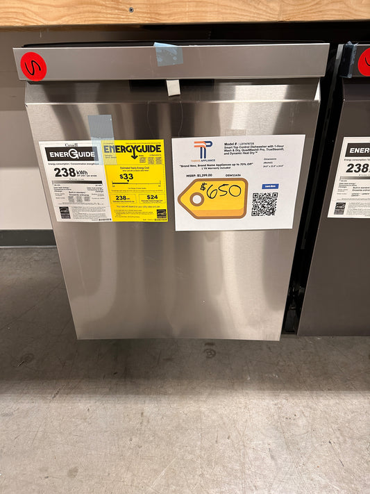 GREAT NEW LG STAINLESS STEEL TUB DISHWASHER with 3RD RACK MODEL: LDPH7972S  DSW11636