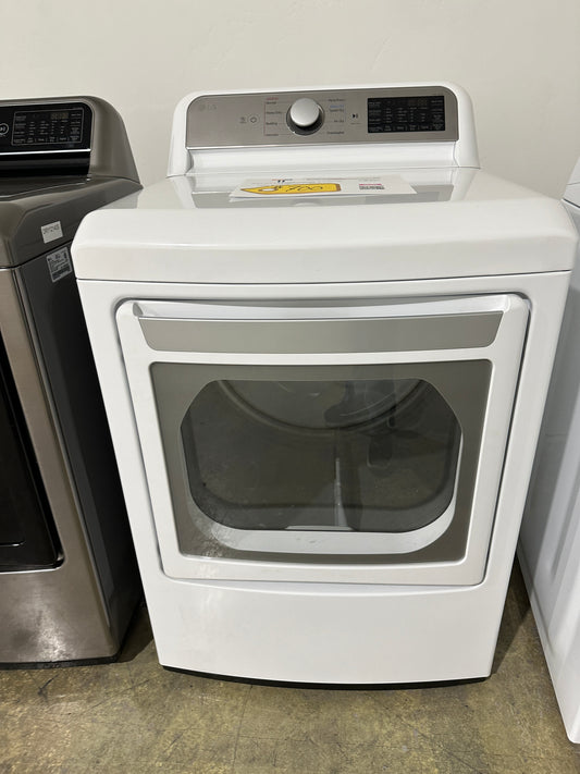 BRAND NEW WHITE LG ELECTRIC DRYER MODEL: DLE7400WE DRY12141S