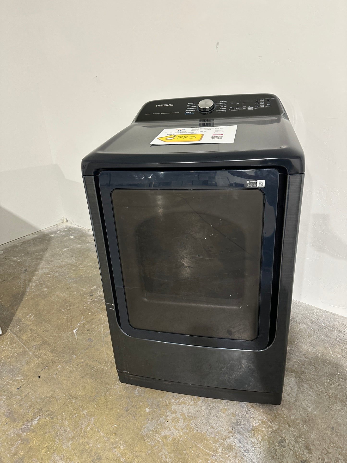 GREAT NEW SAMSUNG SMART ELECTRIC DRYER MODEL: DVE54CG7150D DRY12142S