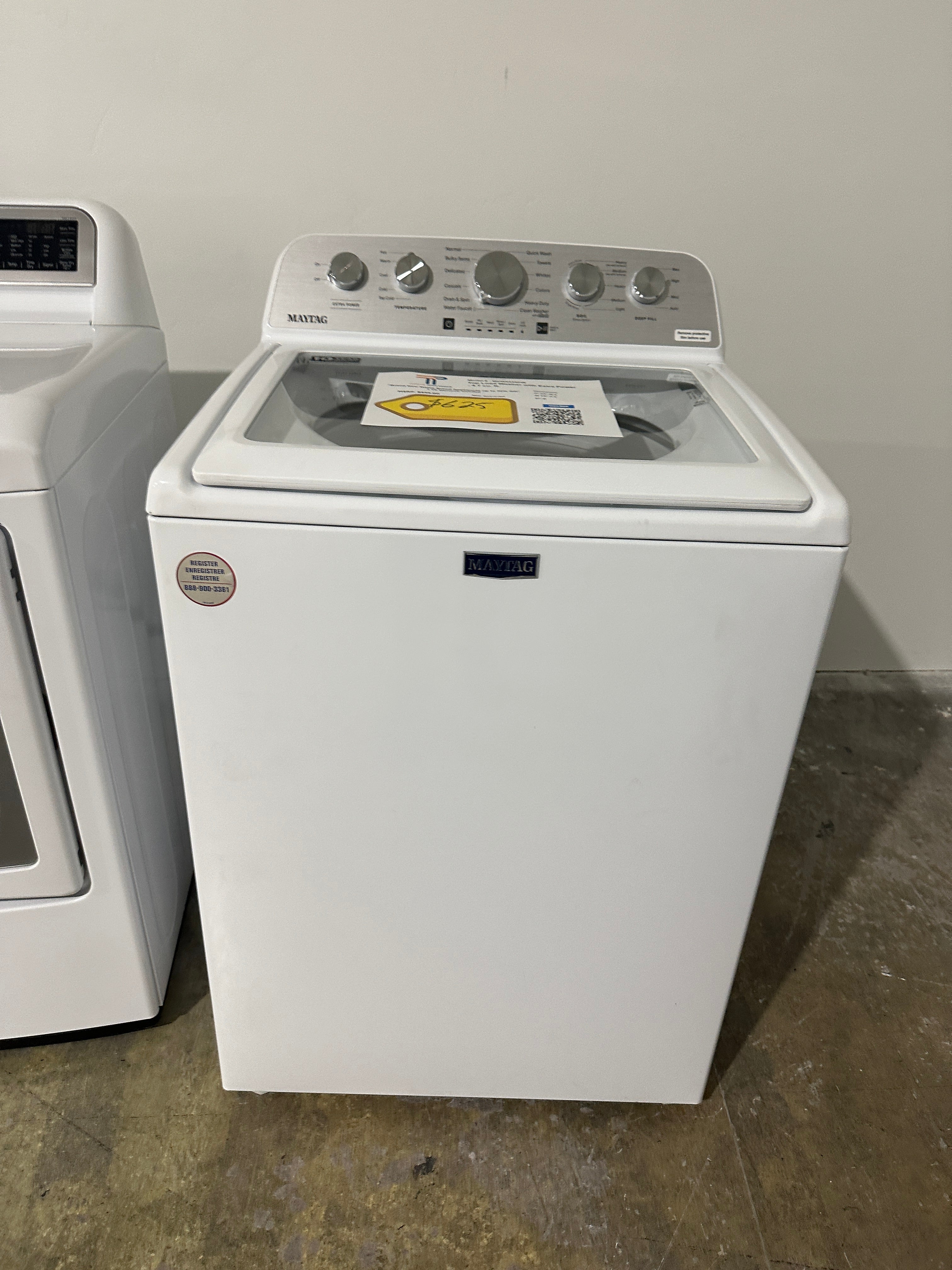 GORGEOUS NEW TOP LOAD WASHER MODEL: MVW5435PW WAS12120S – Thrive Appliance