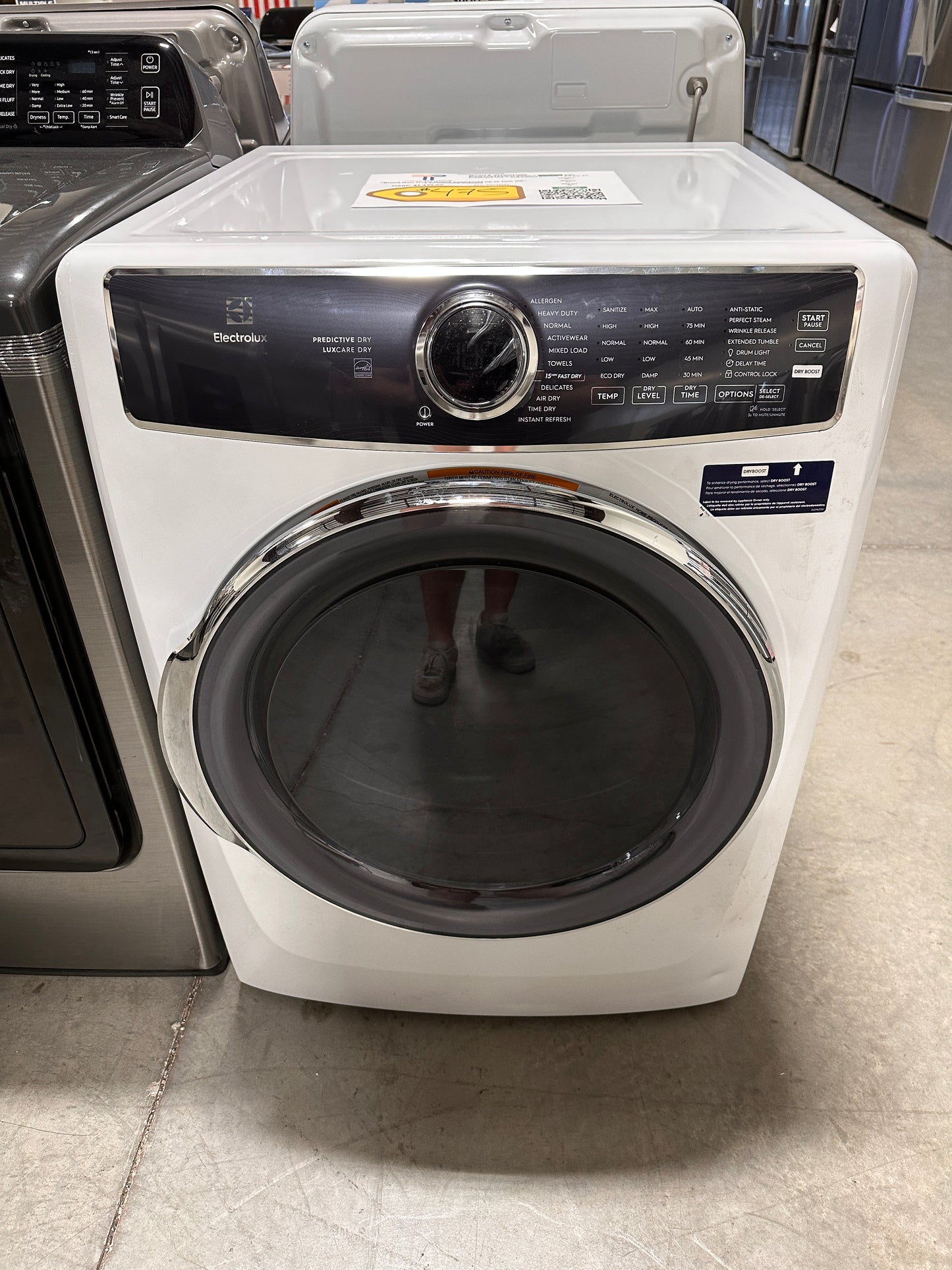 GREAT NEW ELECTROLUX GAS DRYER MODEL:ELFG7637aw0  DRY12052