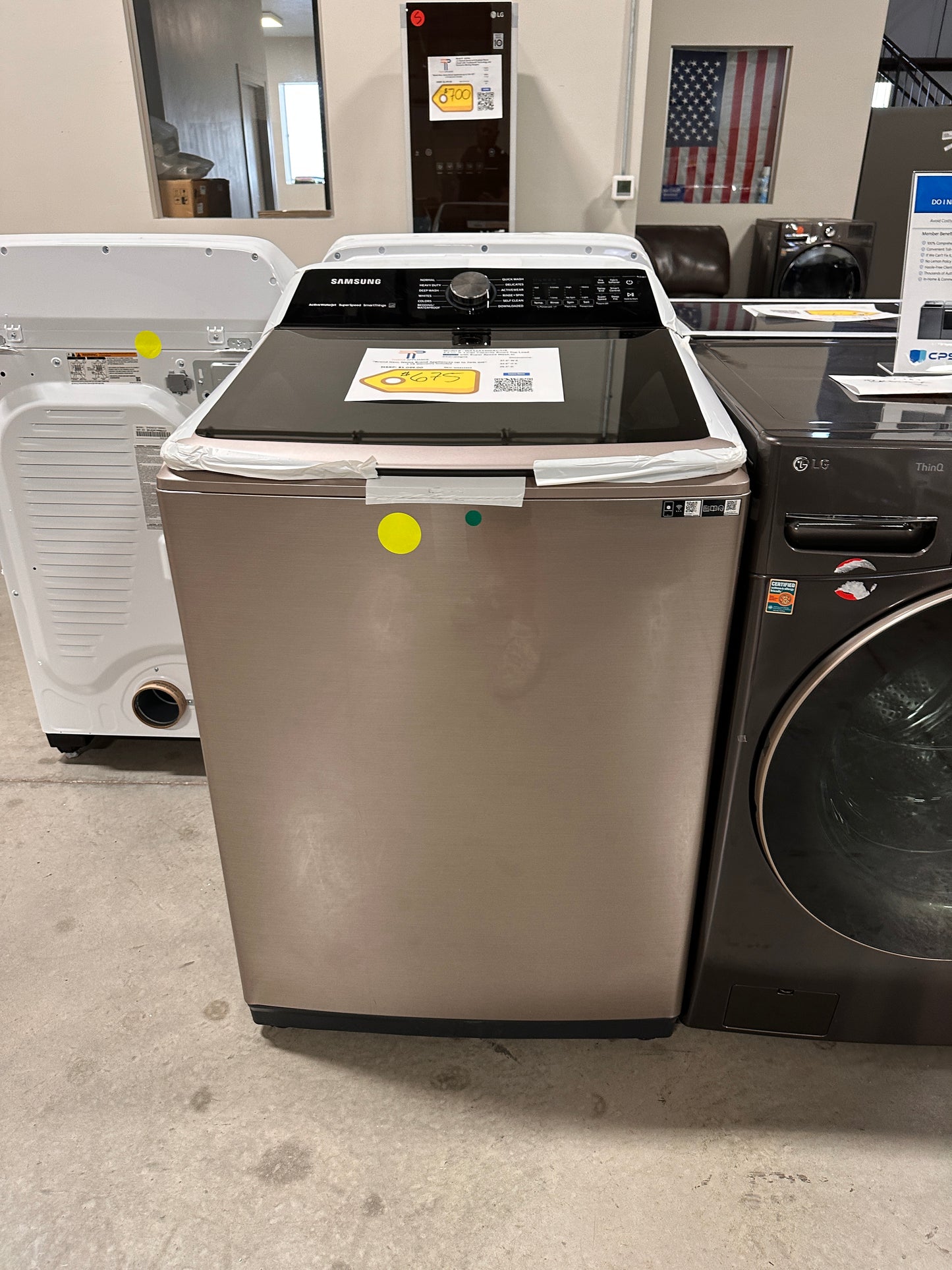 SMART SAMSUNG TOP LOAD WASHER BRAND NEW MODEL:WA52A5500AC/US  WAS13233