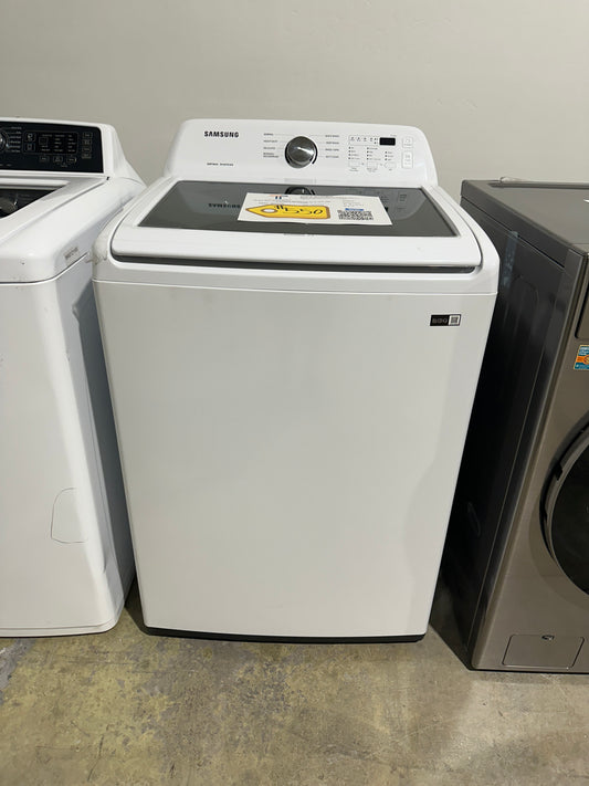 NEW SAMSUNG HIGH EFFICIENCY TOP LOAD WASHER MODEL: WA44A3205AW WAS12142S