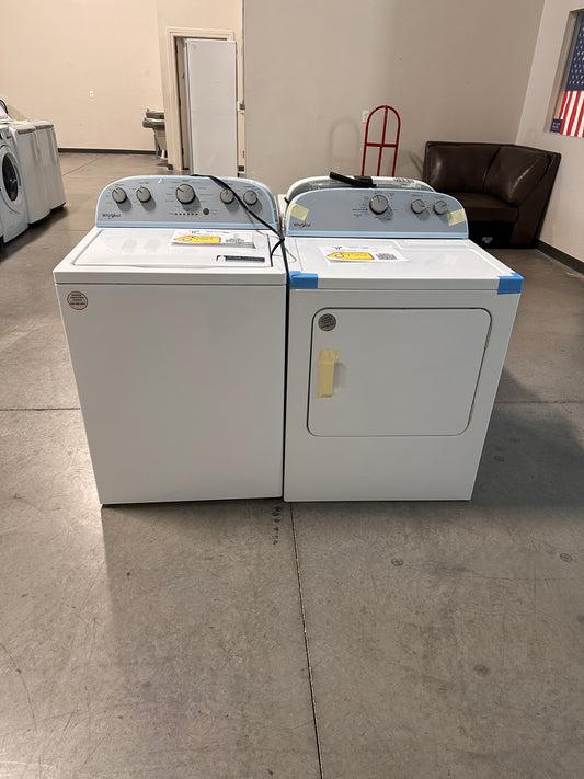 GREAT DEAL! NEW WHIRLPOOL TOP LOAD WASHER ELECTRIC DRYER LAUNDRY SET - WAS13244 DRY12532