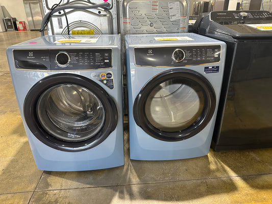 GORGEOUS GLACIER BLUE STACKABLE LAUNDRY SET WAS12125S DRY12153S