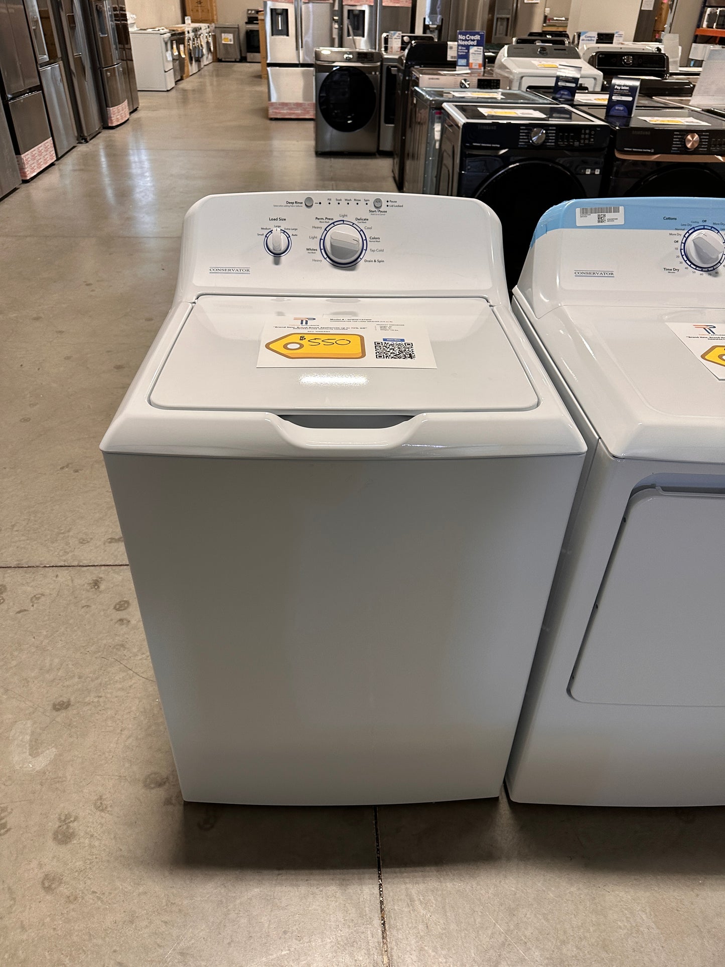 BRAND NEW WASHER WITH AUTO LOAD SENSING MODEL:NTW3811STWW  WAS13256