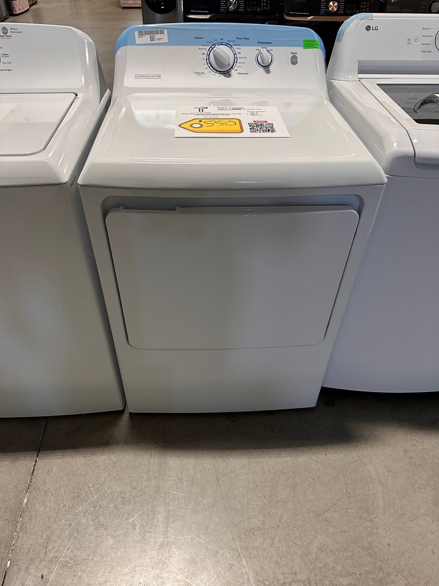 GORGEOUS NEW TOP LOAD MATCHING ELECTRIC DRYER MODEL: NTX62E8STWW  DRY12550