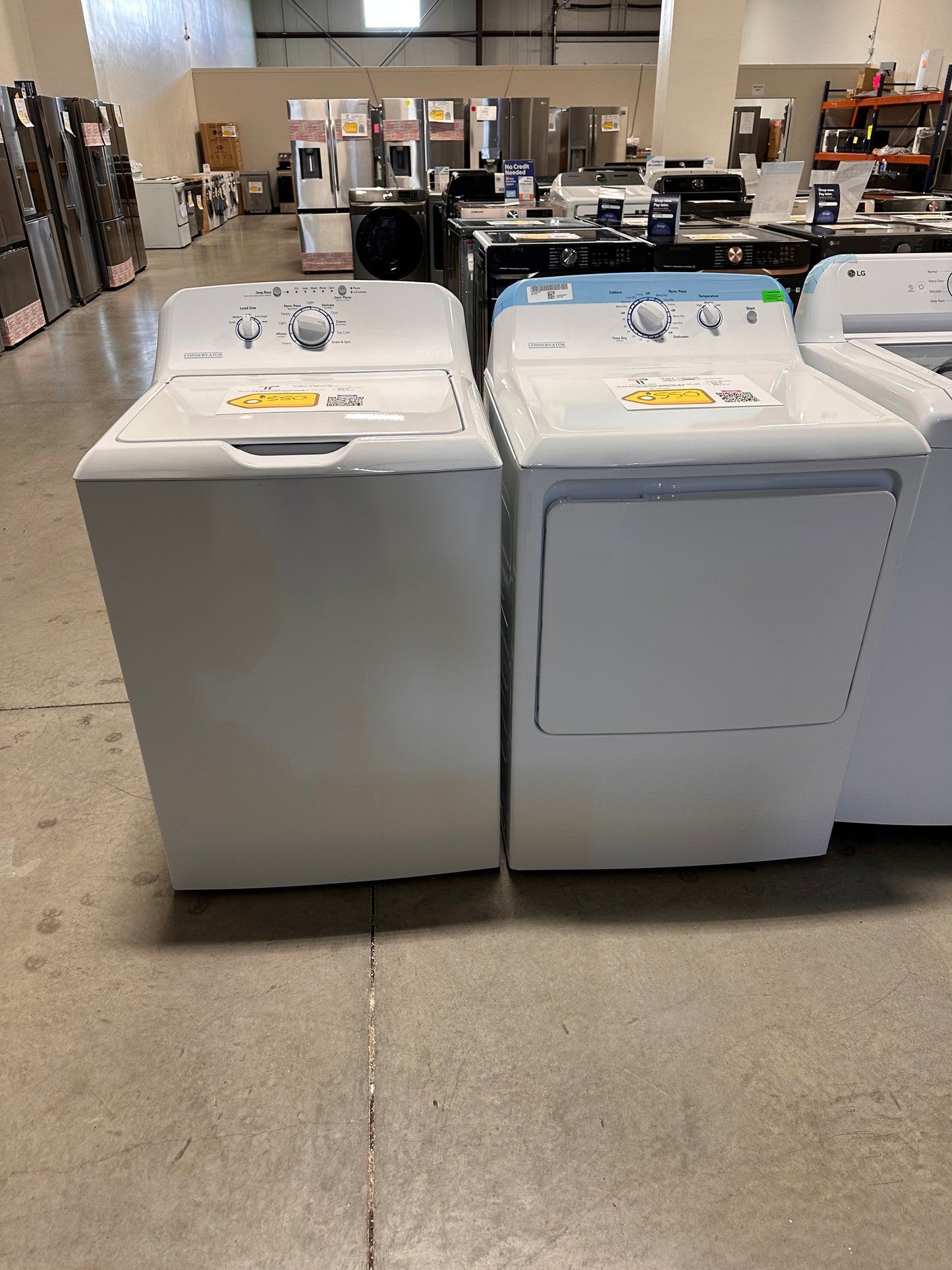 GORGEOUS TOP LOAD WASHER ELECTRIC DRYER LAUNDRY SET - WAS13251 DRY12544
