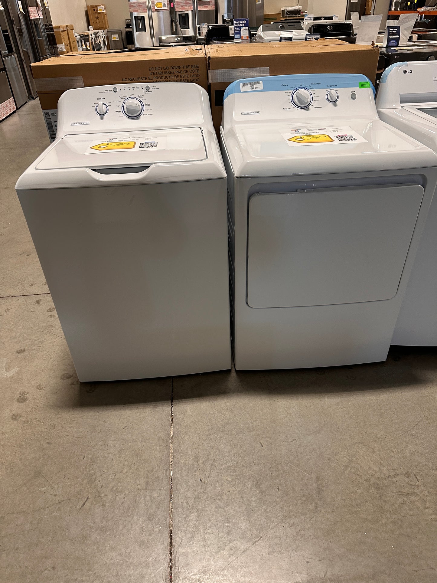 LAUNDRY SET - TOP LOAD WASHER WITH MATCHING DRYER - WAS13259 DRY12552