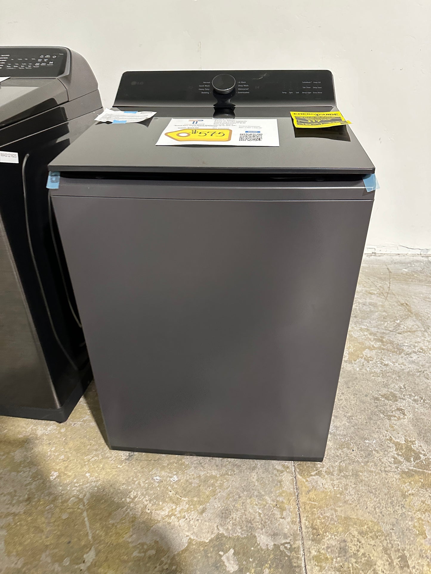 GREAT NEW TOP LOAD WASHER WITH EASY UNLOAD MODEL: WT8400CB WAS12161S