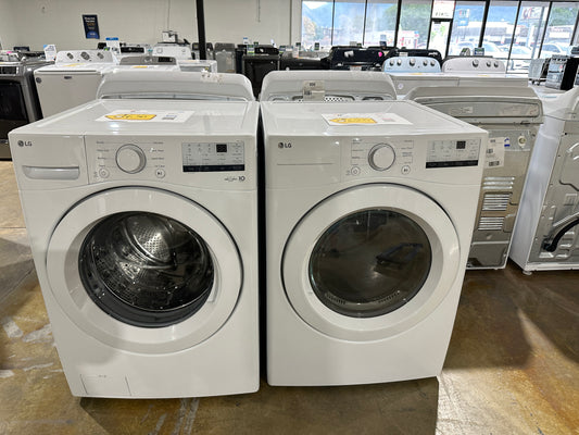 BRAND NEW STACKABLE LG LAUNDRY SET with ELECTRIC DRYER WAS12160S DRY12136S