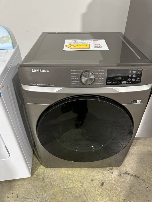 GORGEOUS NEW SAMSUNG STACKABLE SMART ELECTRIC DRYER MODEL: DVE45B6300P DRY12183S