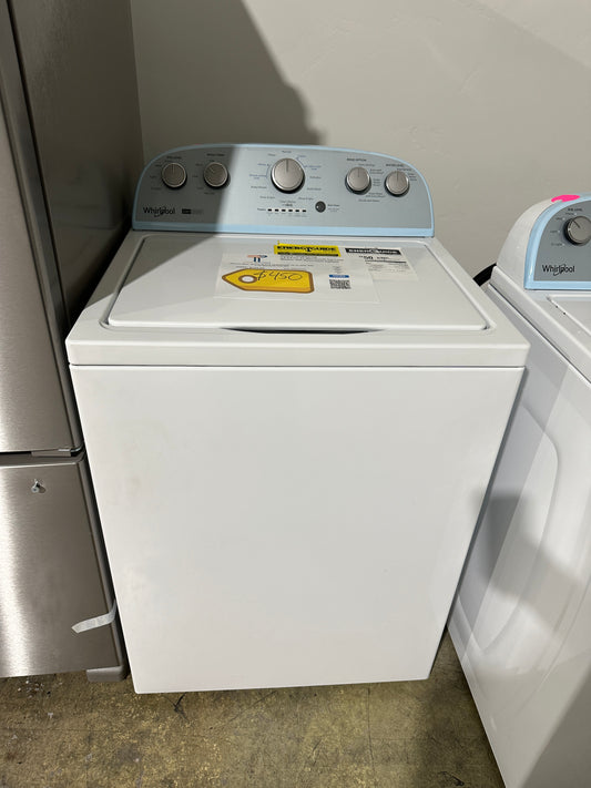 NEW WHIRLPOOL WASHER WITH REMOVABLE AGITATOR MODEL: WTW4957PW WAS12149S