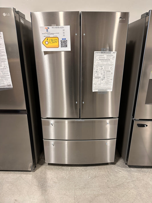 LG 26.9 CU FT FRENCH DOOR REFRIGERATOR MODEL: LMWS27626S  REF13169