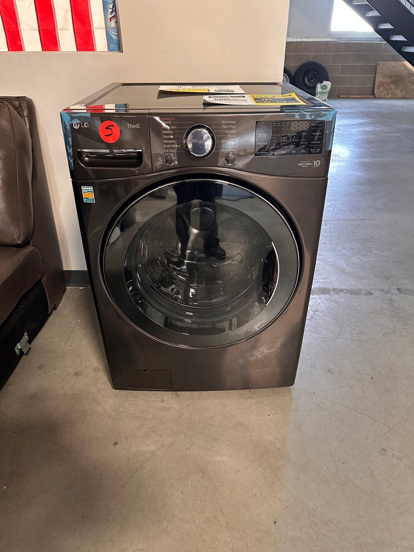 SALE! GORGEOUS NEW COMBO MACHINE - COMBINATION WASHER ELECGTRIC DRYER - MODEL: WM3998HBA  WAS13270