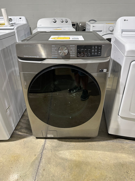 GREAT NEW SAMSUNG STACKABLE SMART FRONT LOAD WASHER MODEL: WF45B6300AP WAS12179S