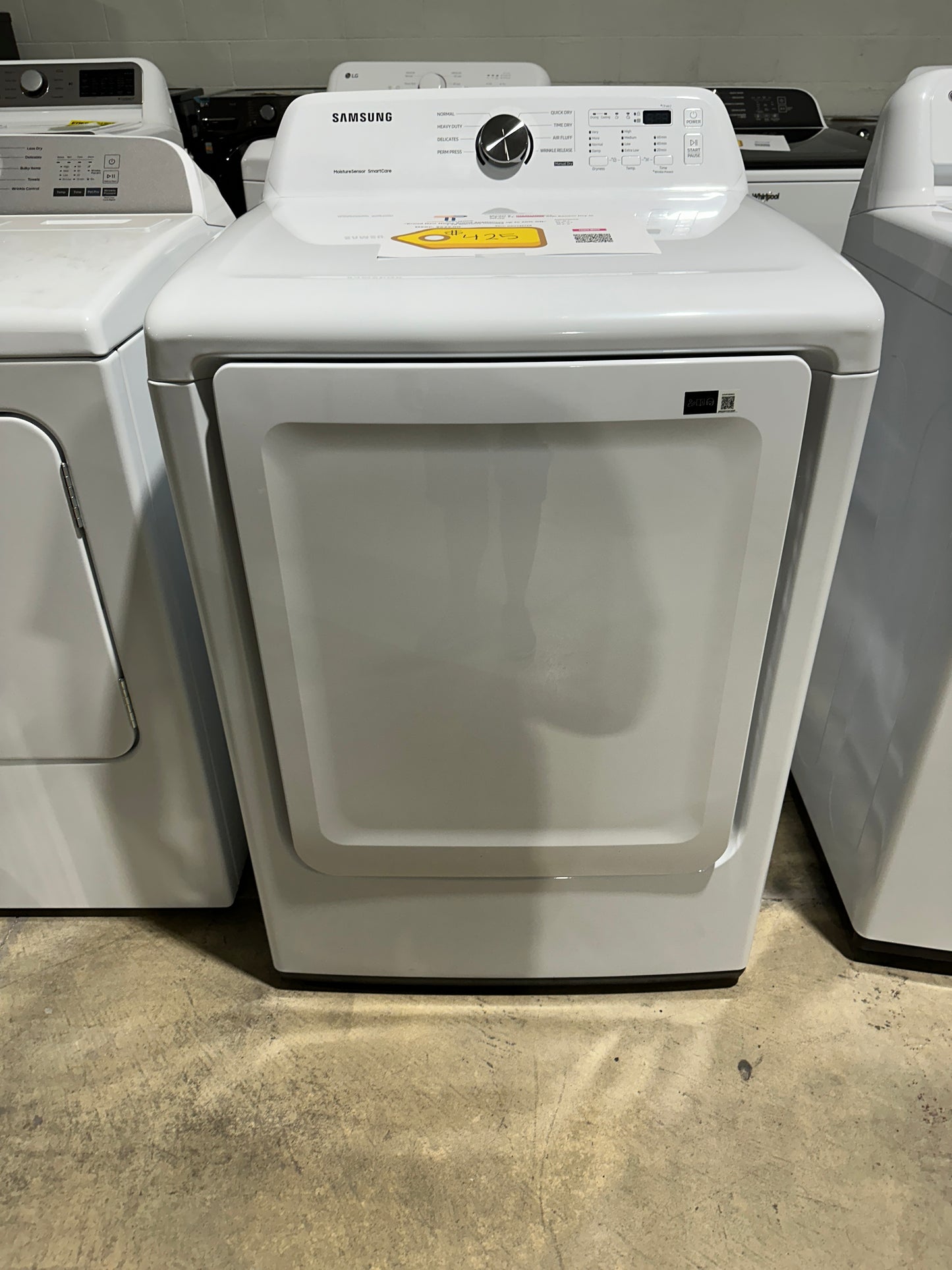 GREAT NEW SAMSUNG ELECTRIC DRYER MODEL: DVE45T3200W DRY12171S