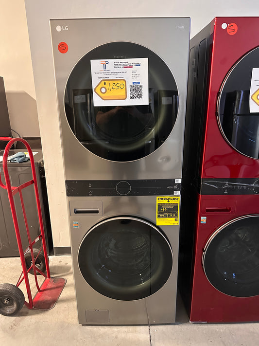 GORGEOUS NEW LG ELECTRIC DRYER WASHTOWER MODEL: WKE100HVA  WAS13269
