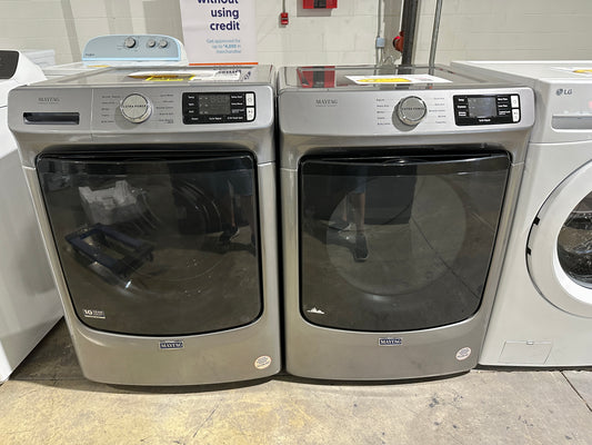 GREAT NEW MAYTAG FRONT LOAD WASHER ELECTRIC DRYER LAUNDRY SET WAS12123S DRY12188S