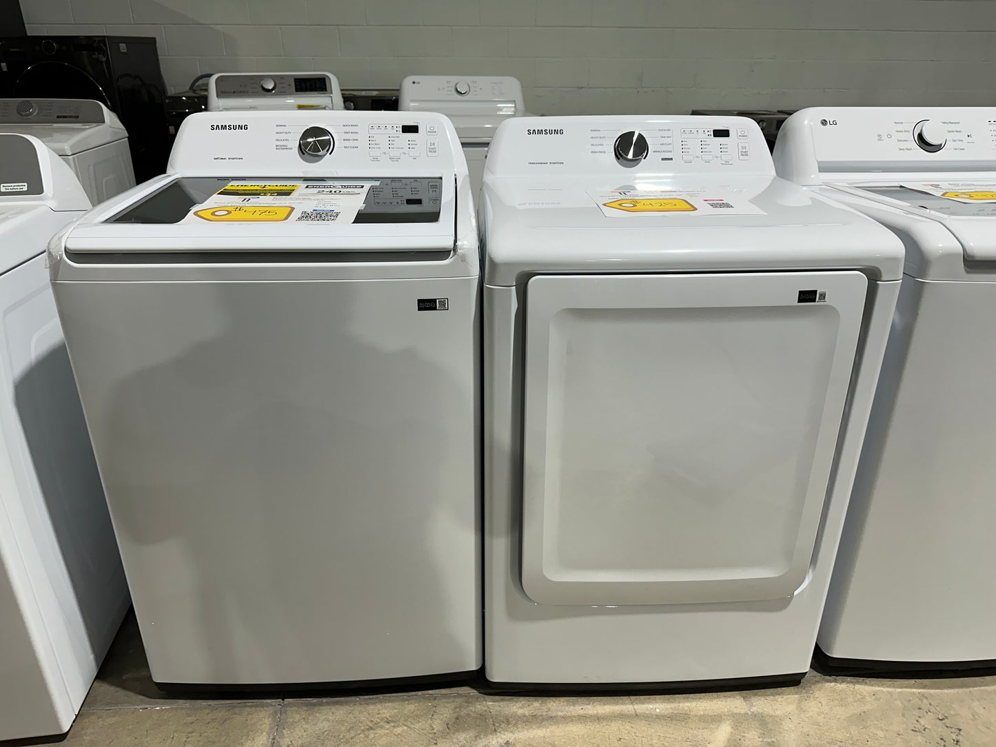 GORGEOUS NEW SAMSUNG LAUNDRY SET WAS12178S DRY12171S