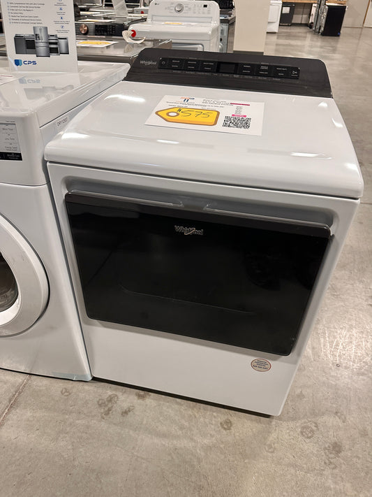 NEW WHIRLPOOL ELECTRIC DRYER WITH ACCU-DRY MODEL: WED5100HW  DRY12566