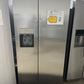 SILVER SIDE BY SIDE FRIGIDAIRE 25.6 CU FT REFRIGERATOR MODEL: FRSS26L3AF REF12505S