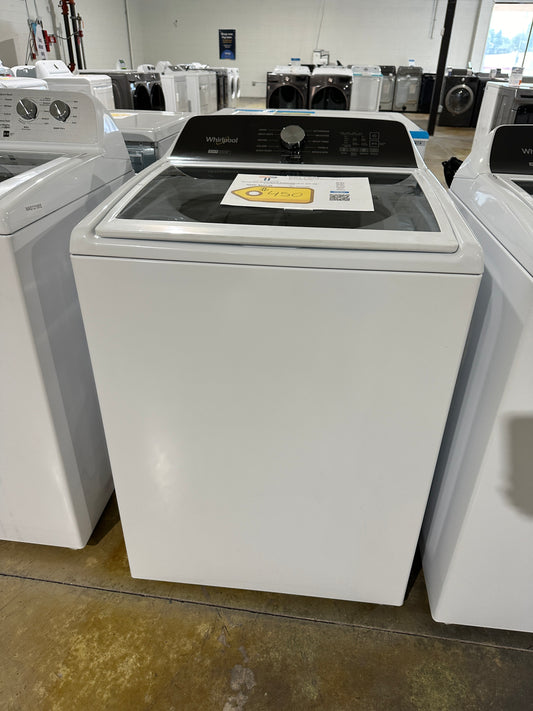 GREAT NEW TOP LOADING WASHER with 2 in 1 REMOVABLE AGITATOR MODEL: WTW5057LW WAS12198S