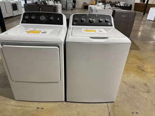 BRAND NEW GE LAUNDRY SET TOP LOAD WASHER ELECTRIC DRYER WAS12192S DRY12198S