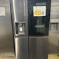 BLACK STAINLESS STEEL LG SIDE BY SIDE SMART REFRIGERATOR MODEL: LRSOS2706D REF13432S