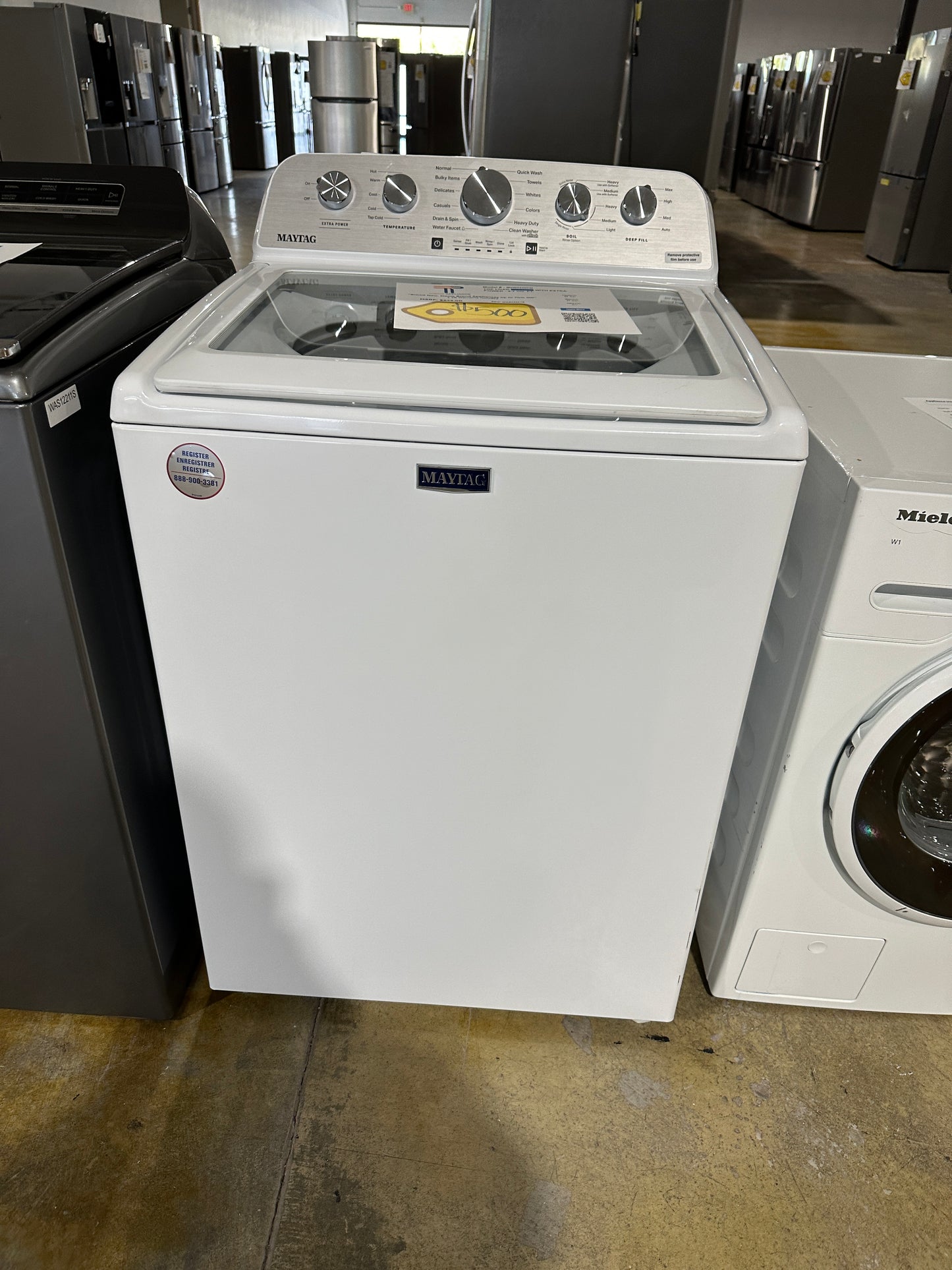 GREAT NEW MAYTAG TOP LOAD WASHER MODEL: MVW5435PW WAS12217S