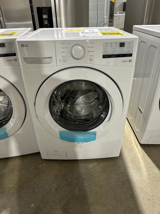 GREAT NEW LG SMART FRONT LOAD WASHER MODEL: WM3400CW WAS12233S