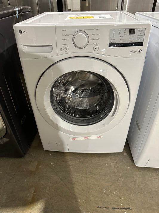 GREAT NEW LG STACKABLE FRONT LOAD WASHER MODEL: WM3400CW WAS12236S