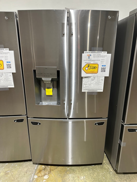 LG - 27.7 Cu. Ft. French Door Smart Refrigerator with External Ice and Water - MODEL: LHFS28XBS REF13621S