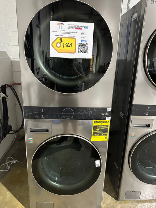 GREAT NEW STACKED LAUNDRY SET LG WASHTOWER MODEL: WKE100HVA WAS12250S