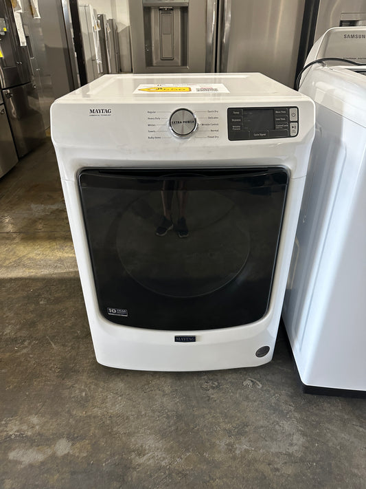GREAT NEW MAYTAG STACKABLE ELECTRIC DRYER MODEL: MED5630HW DRY12222S