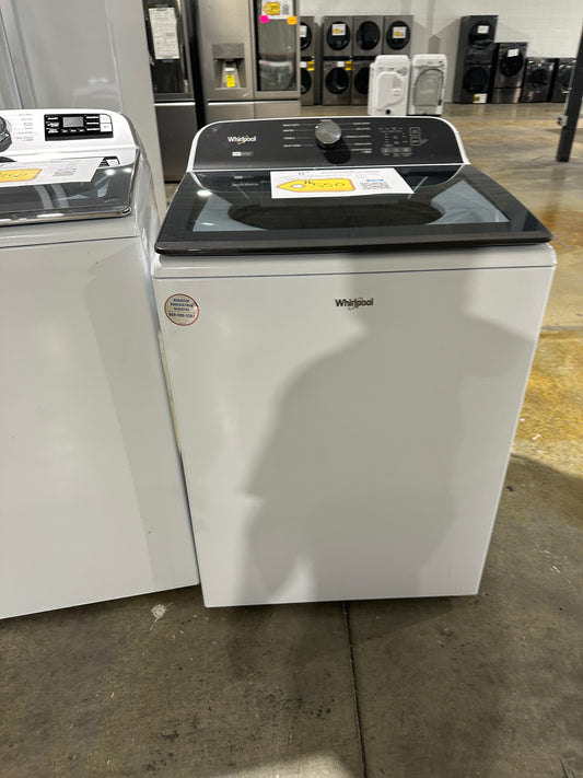 Whirlpool - 5.3 Cu. Ft. High Efficiency Top Load Washer - 2 in 1 Removable Agitator MODEL: WTW6157PW WAS12156S