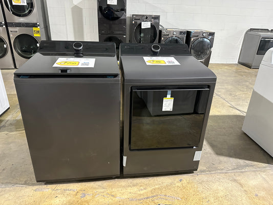 GREAT NEW LG SMART TOP LOAD WASHER ELECTRIC DRYER LAUNDRY SET WAS12159S DRY12219S