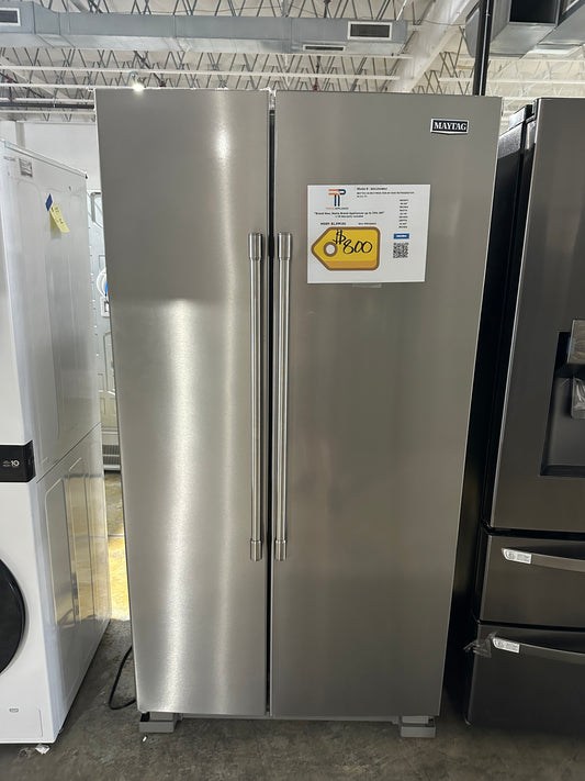 GREAT NEW MAYTAG SIDE-BY-SIDE REFRIGERATOR MODEL: MSS25N4MKZ REF13641S