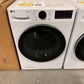 NEW LG 4.2-cu ft Stackable Electric Dryer (White) ENERGY STAR Model #DLHC1455W DRY11658