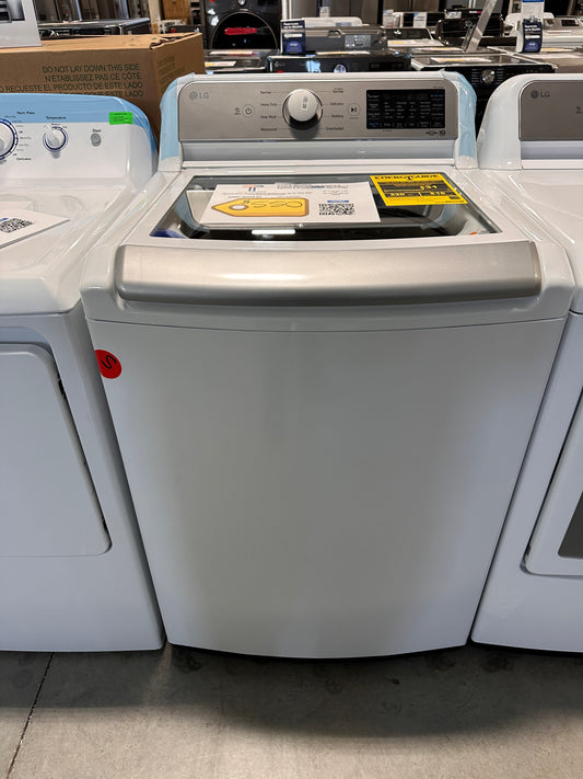 GREAT NEW LG TOP LOAD WASHER with 4-WAY AGITATOR MODEL: WT7405CW WAS13318