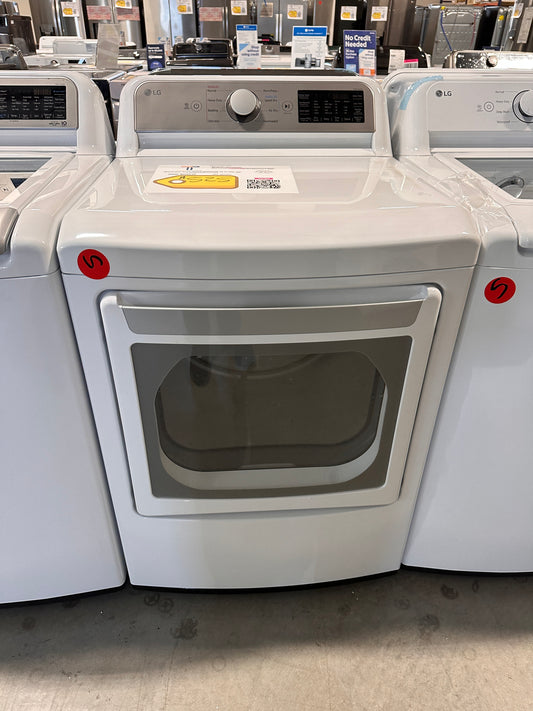 GORGEOUS NEW ELECTRIC DRYER WITH EASYLOAD DOOR MODEL: DLE7400WE DRY12611