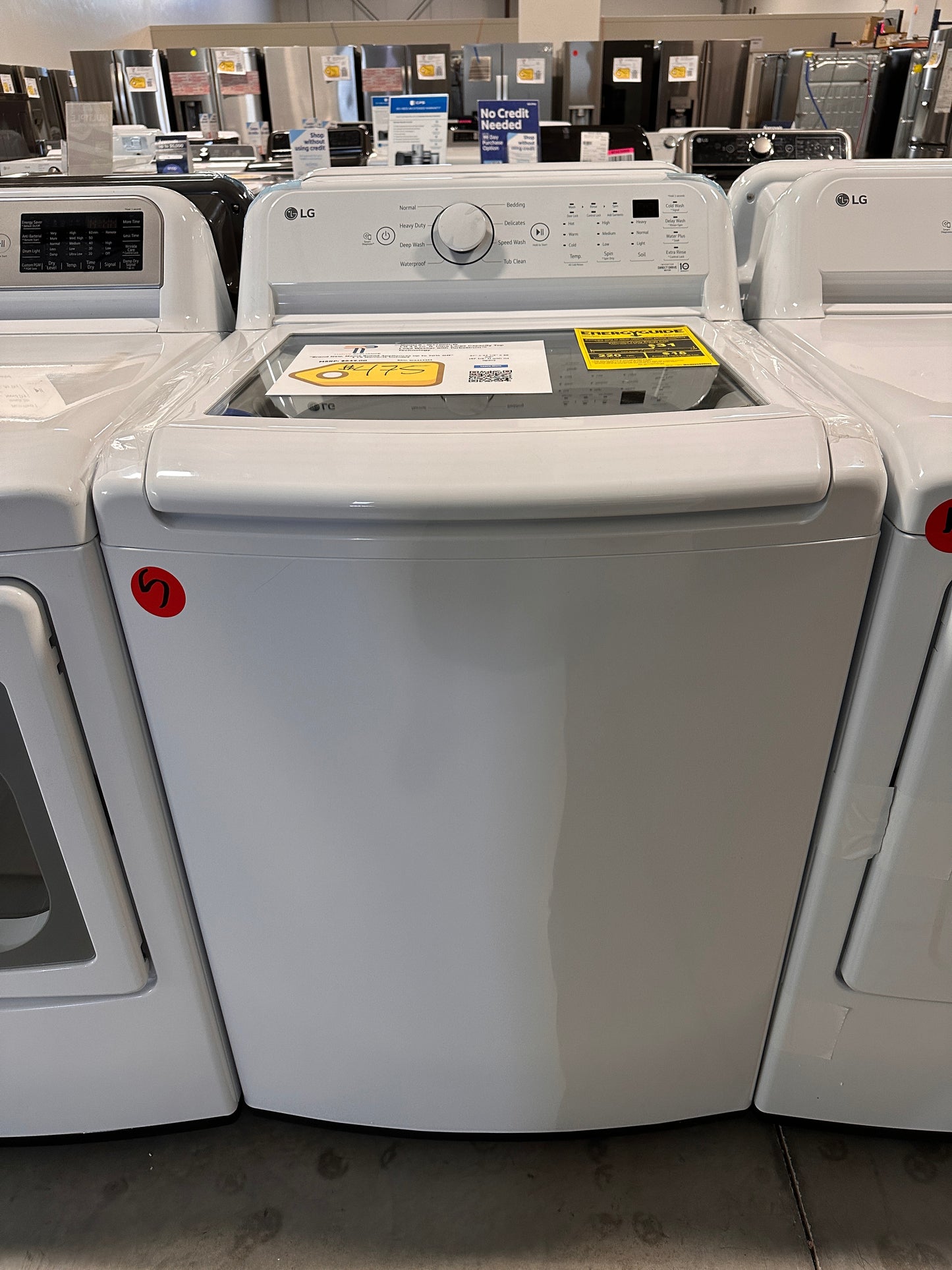 TOP LOAD WASHER with TURBODRUM TECHNOLOGY - NEW - MODEL: WT7000CW WAS13321