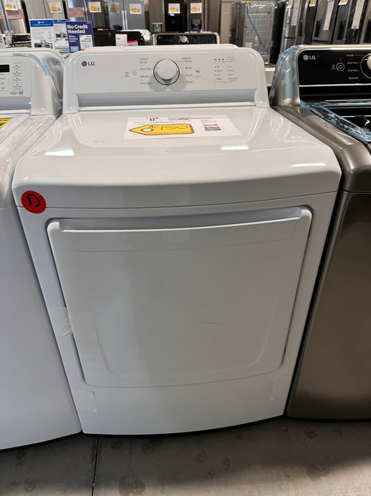 NEW LG SMART ELECTRIC DRYER WITH SENSOR DRY MODEL: DLE6100W DRY12609